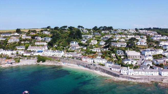 Bordered Drone Shot