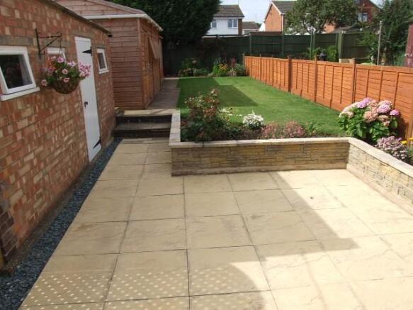 Rear garden