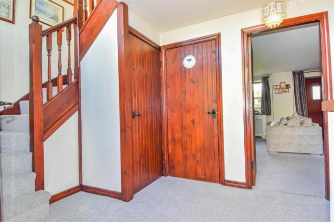 The spacious hallway