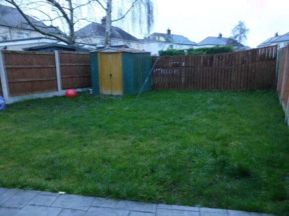 Outside to rear