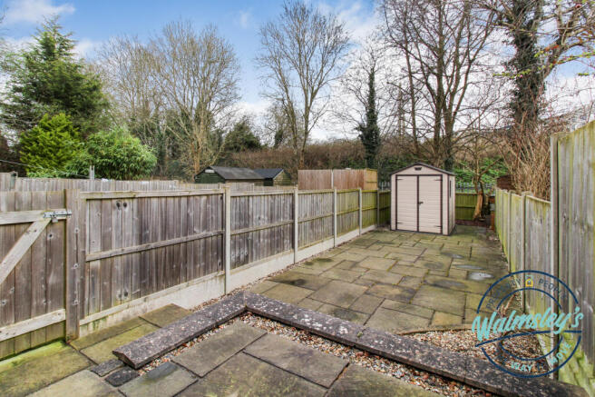Delightful rear gardens