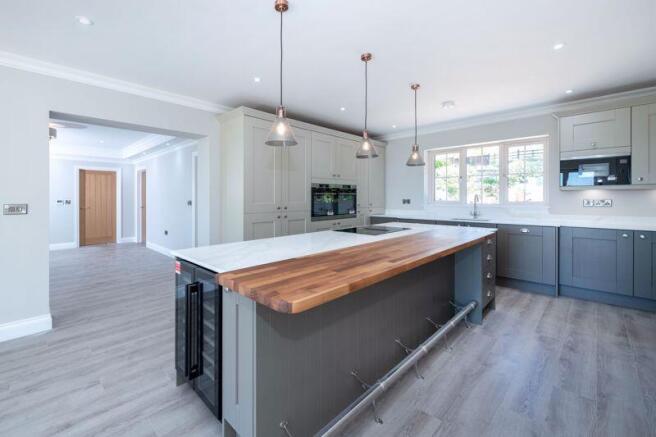 Stunning living dining kitchen