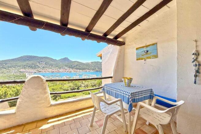 03 can borras Mallorquinische Wohnung mit einzigartigem Blick ueber den Hafen kaufen terrasse