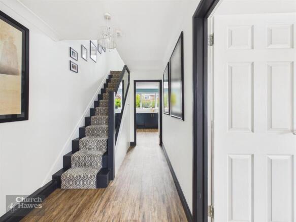 Downstairs hallway