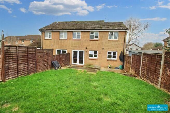 Rear of property