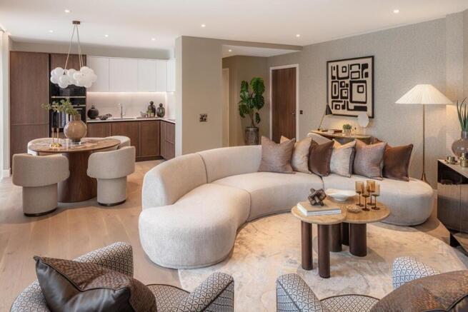 Elegant open plan interiors