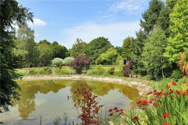 Pond and Garage
