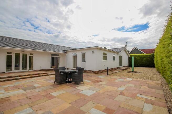 Rear courtyard