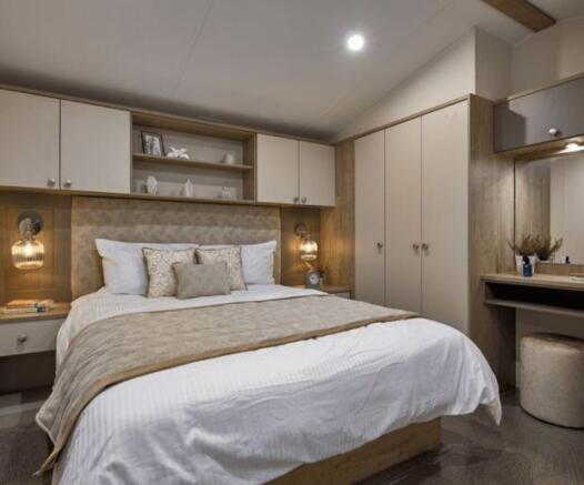 Main Bedroom In The Willerby Curzon Holiday Carava