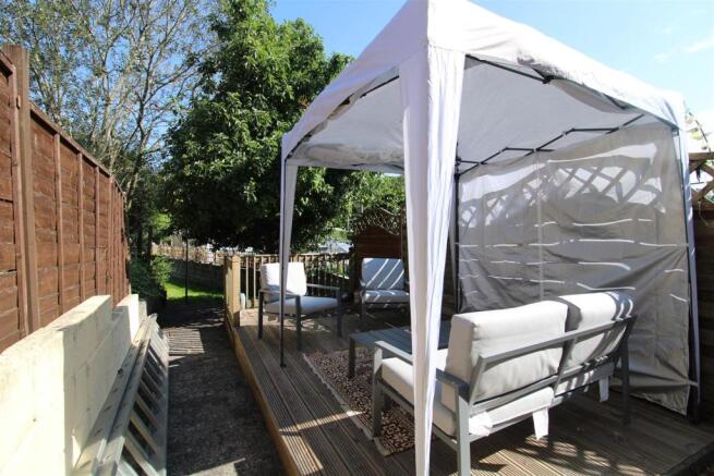 Decked seating area