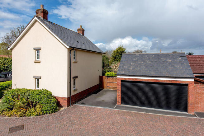 Rear elevation and garage