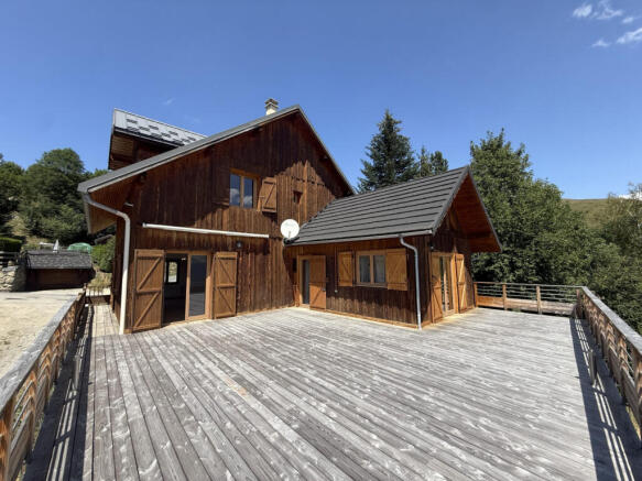 The chalet for sale