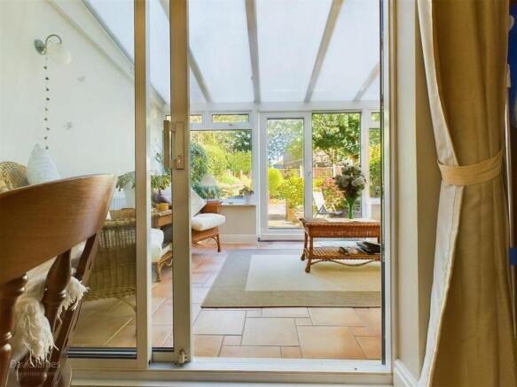 kitchen into Conservatory