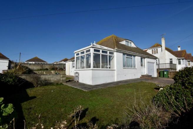 Rear of property