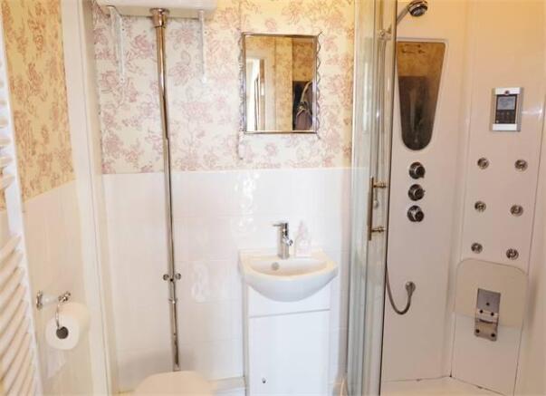Downstairs shower room