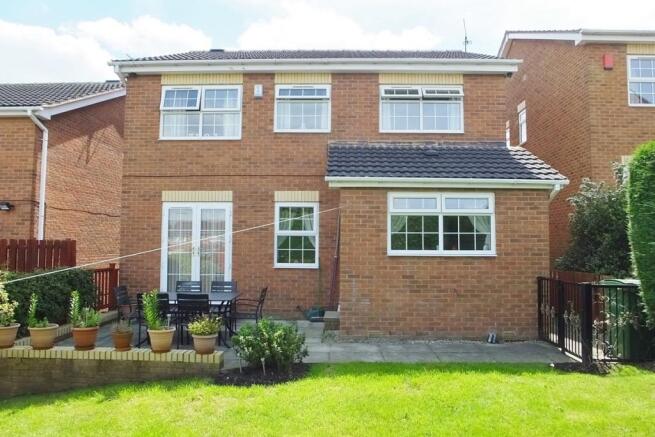 back of property