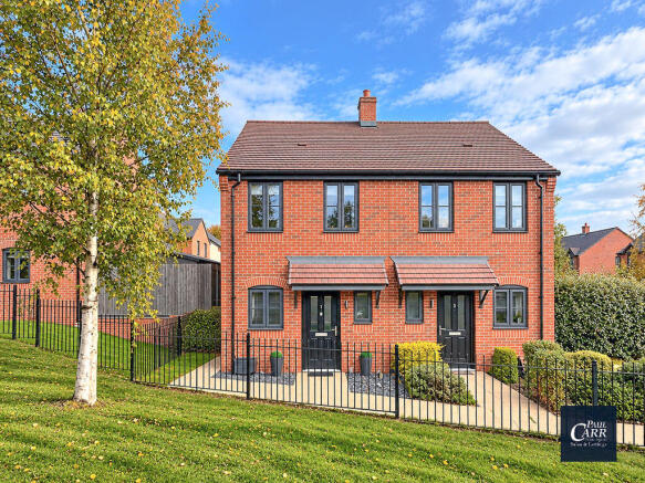 2-bed semi-detached on Thomas Lane, Lichfield, WS13 7TD, £250,000