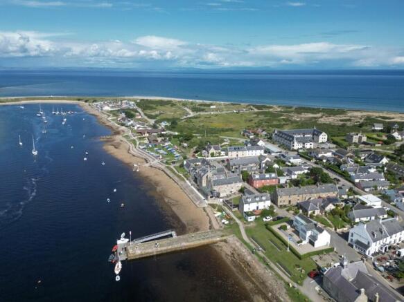 Aerial Findhorn Bay