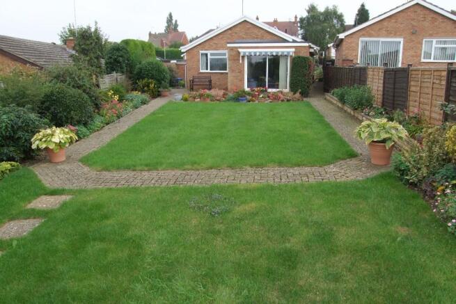 Rear of property