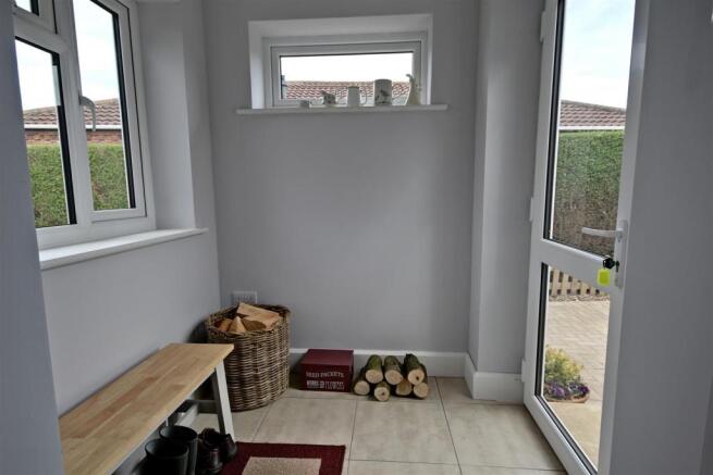 Recessed Storm Porch with door to: