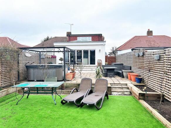 South facing rear garden