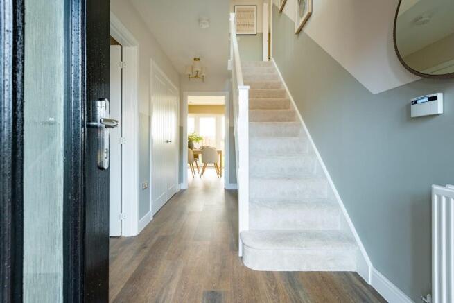 A bright & spacious hallway