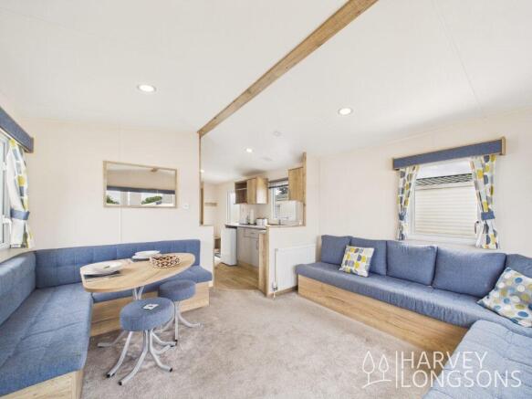 ABI Arizona Premier lounge with blue fitted seatin