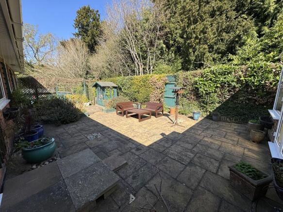 Rear patio area f...
