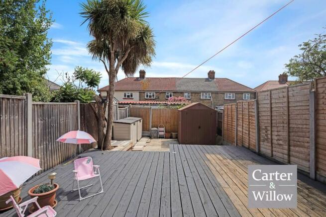 Private rear garden