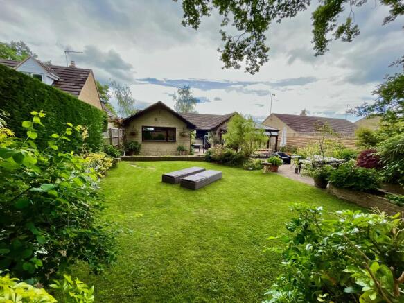 Rear elevation and garden