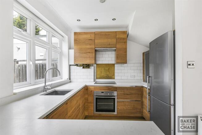 Open plan lounge and kitchen