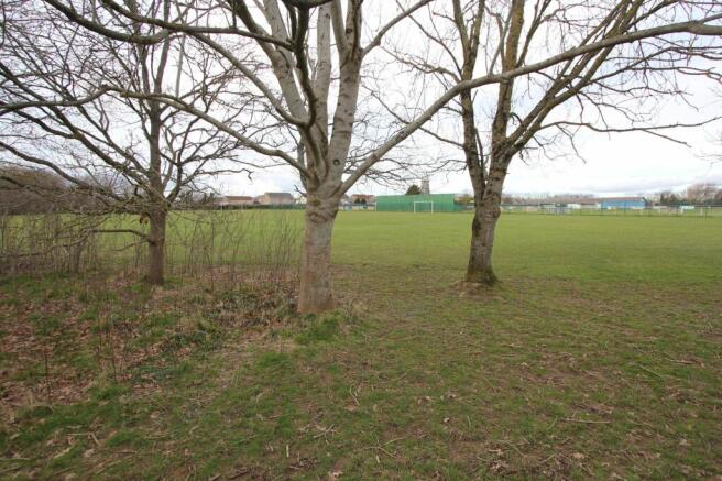 playing fields to rear