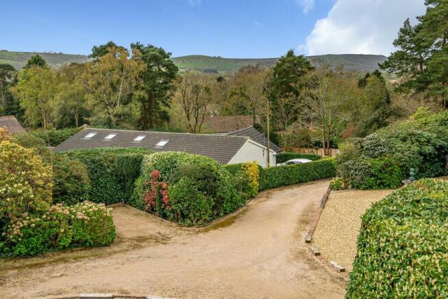 Driveway and view