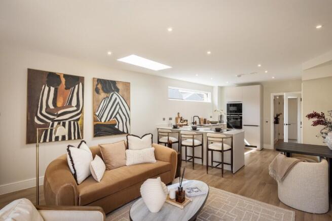 Open plan kitchen