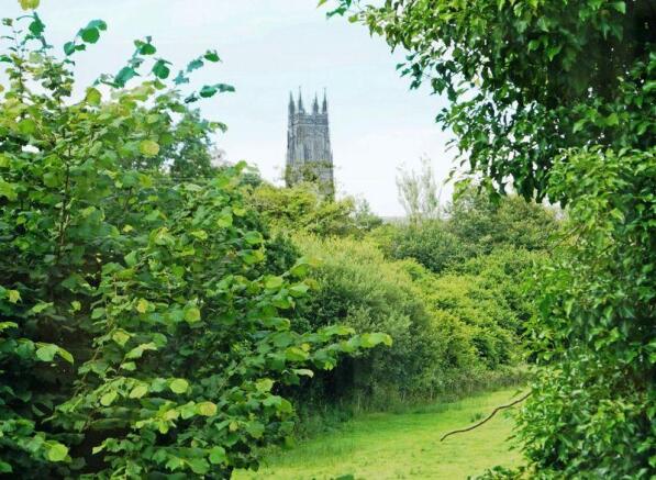 View to church