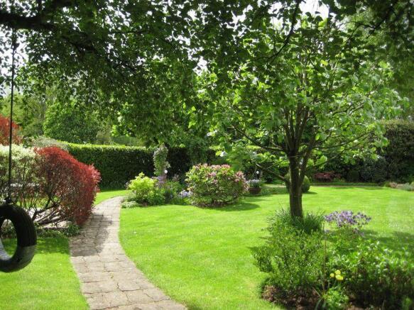 Rear garden
