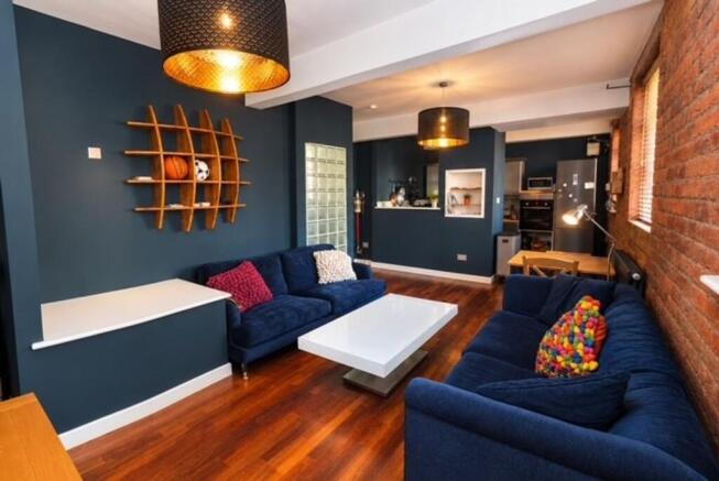 KITCHEN, DINER AND LIVING ROOM