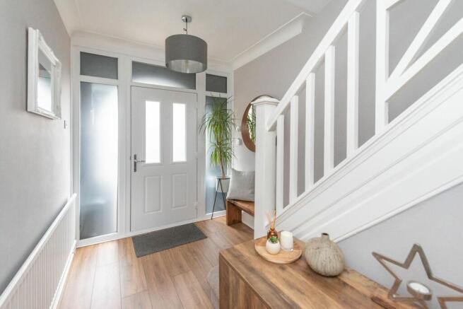 ENTRANCE HALLWAY AND LANDING