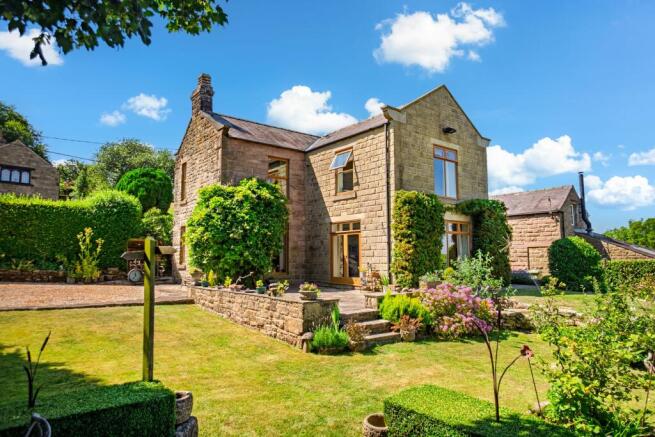 Hay House, perfectly positioned above the Derbyshire countrysid