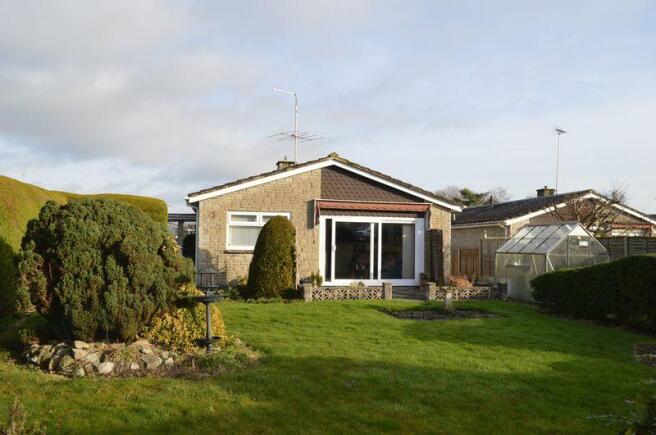 Rear of property