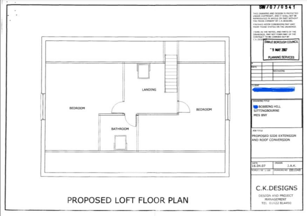 Extension plans First Floor