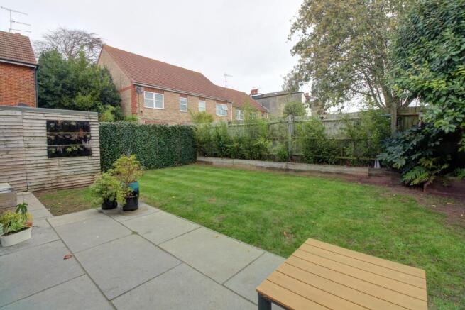 Lawn and patio