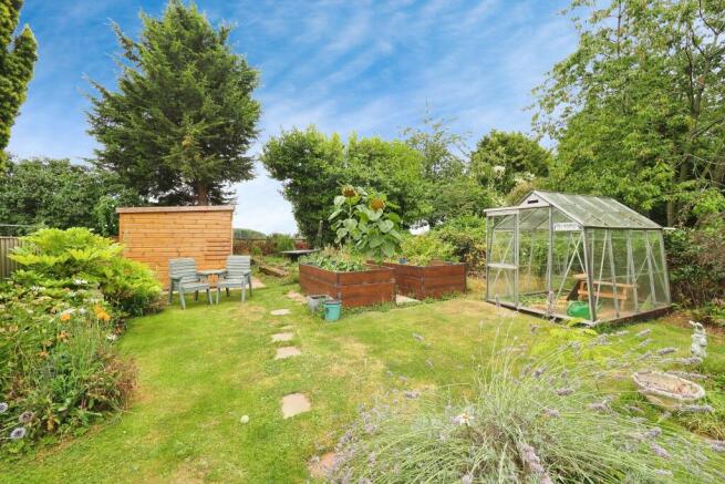 Very well loved and well maintained rear garden with breathtaking views to the rear.