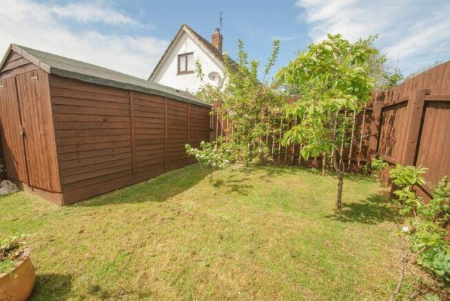 Rear garden sh...
