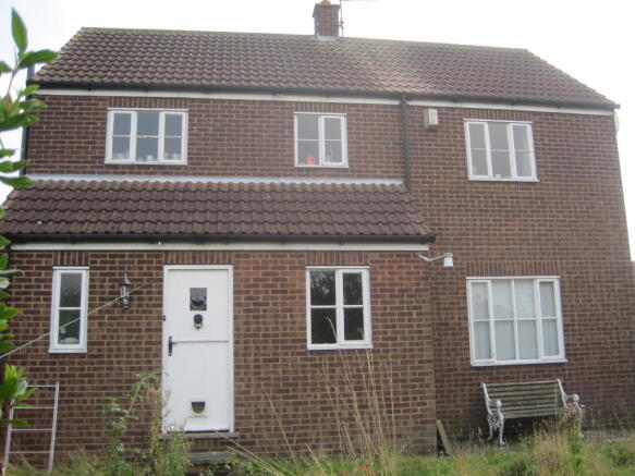 Rear of property