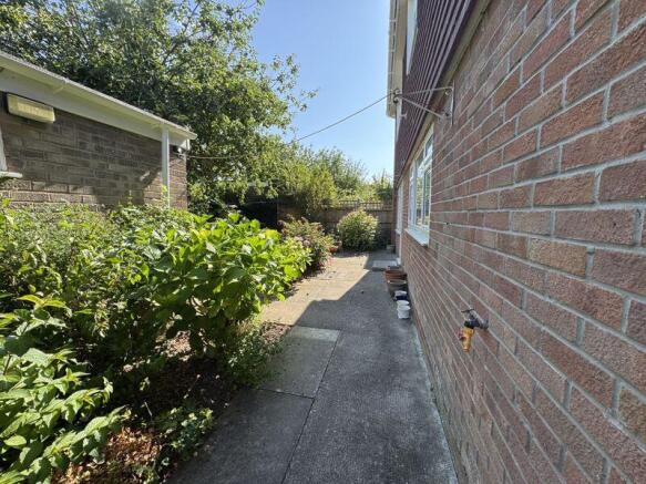 rear of house