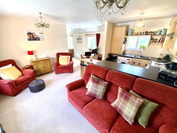 LIVING/KITCHEN/DINING ROOM