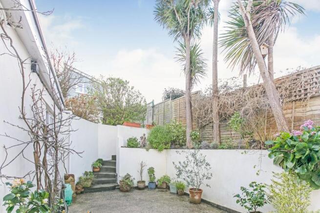 Rear courtyard