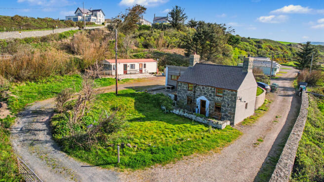 Front Elevation & Mobile Home