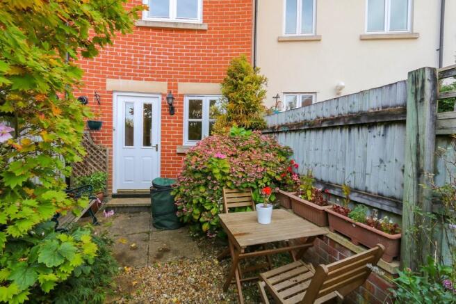 Rear of property
